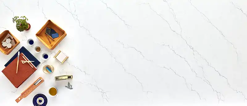 Calacatta Miraggio quartz countertop inspiration by Citi Granite