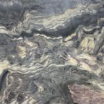 Fusion Blue natural stone countertop surface