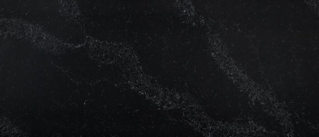 Midnight Corvo quartz countertop surface
