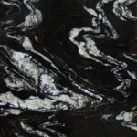 Titanium Black granite countertop surface