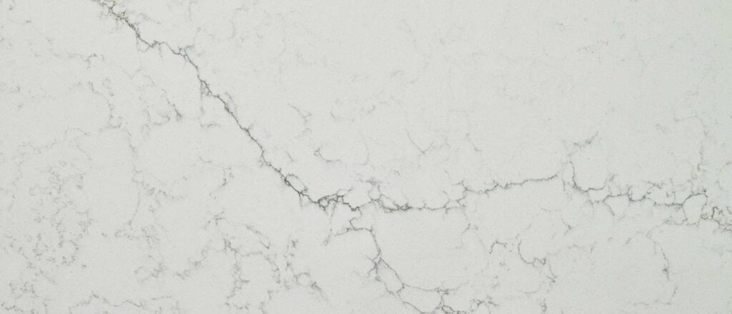 Alabaster White quartz countertop surface