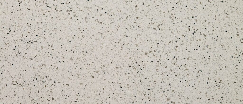 Bianco Pepper quartz countertop surface