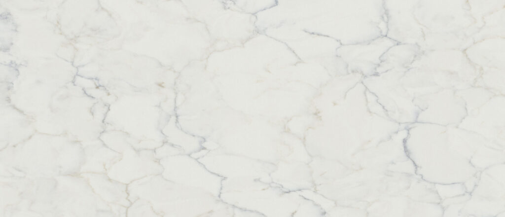 Calacatta Azulean quartz countertop surface