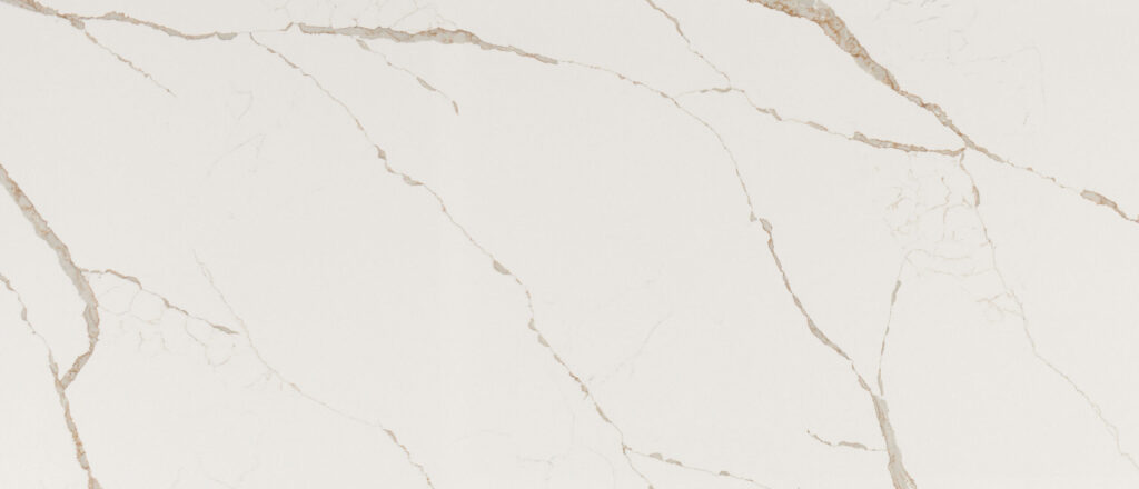 Calacatta Laza Oro quartz countertop surface