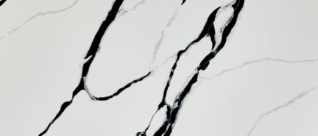 Calacatta Lumanyx quartz countertop surface