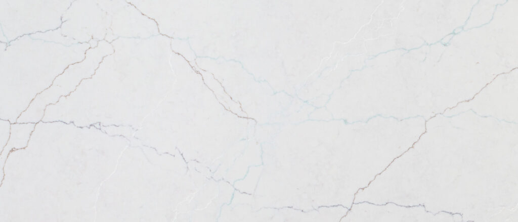 Calacatta Miraggio Seaglass quartz countertop surface