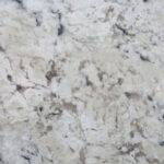 White Galaxy (Delicatus) granite countertop surface