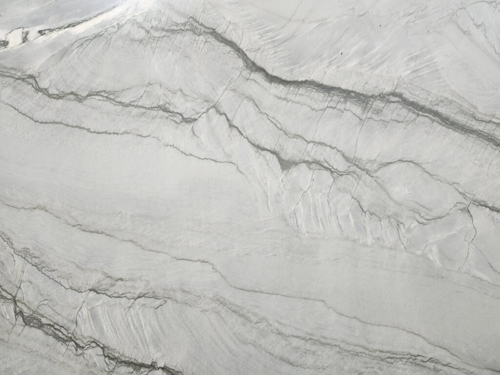 Platinum natural stone countertop surface