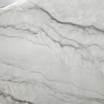 Platinum natural stone countertop surface