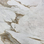 Calacatta Umbria Leathered natural stone countertop surface