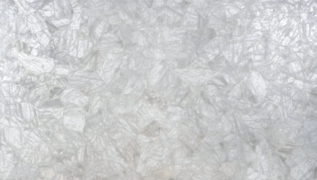 Crystallo White Agate natural stone countertop surface