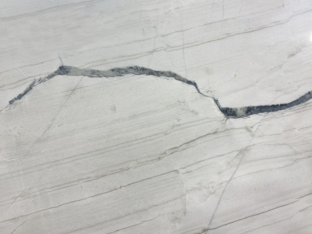 Luxury White natural stone countertop surface