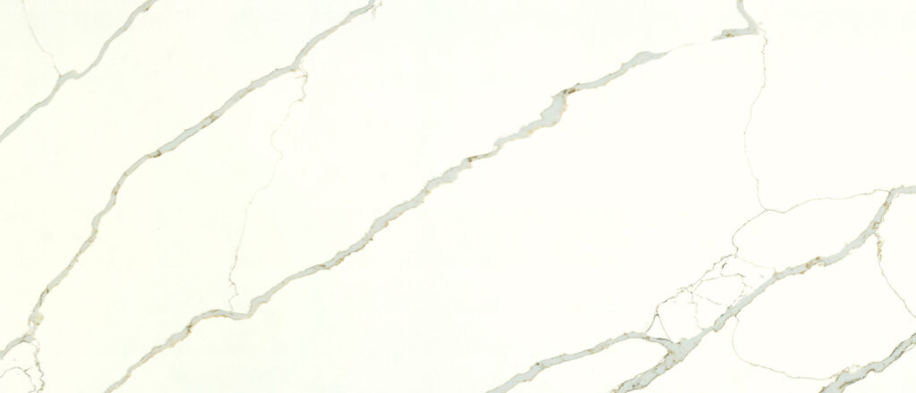 New Calacatta Laza quartz countertop surface