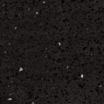 Sparkling Black quartz countertop surface